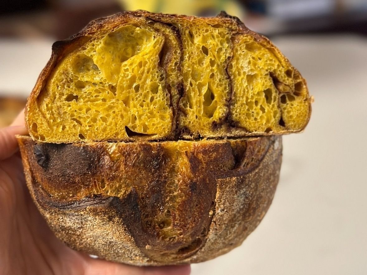 Pumpkin Spice Sourdough Bread